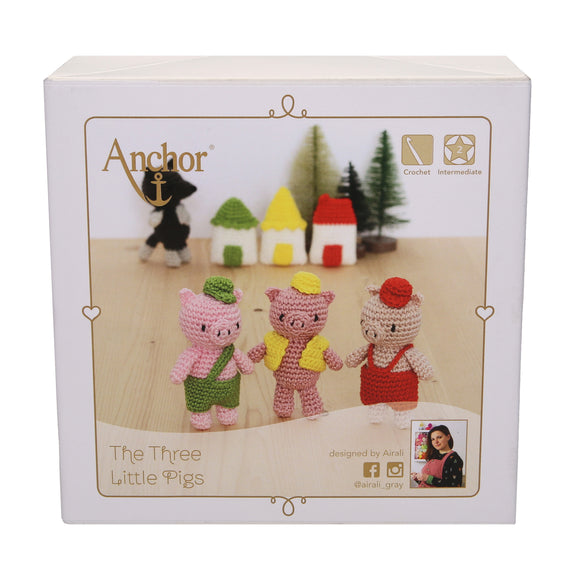 Anchor Crochet Kit - The Three Little Pigs by Airili