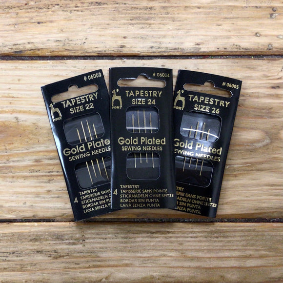 Pony Gold-Plated Tapestry Needles