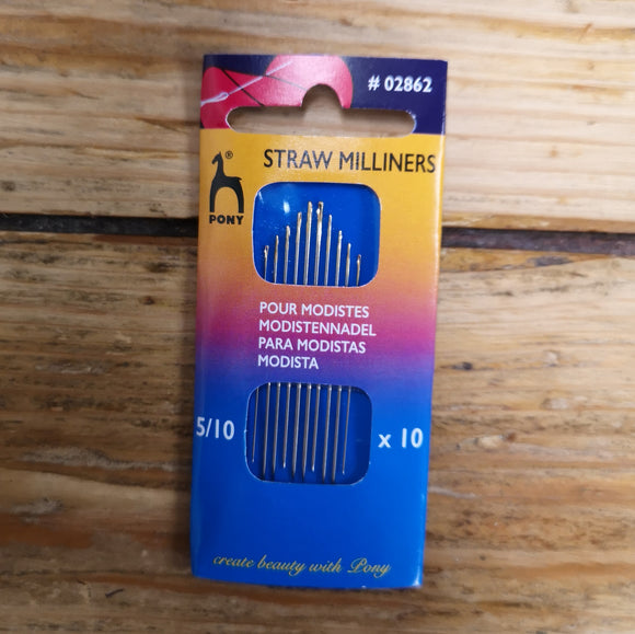 Pony Straw Milliners Needles