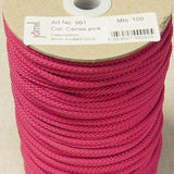 Knitted cord 4mm - cerise