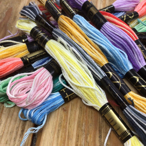 Budget Variegated Stranded Embroidery Thread