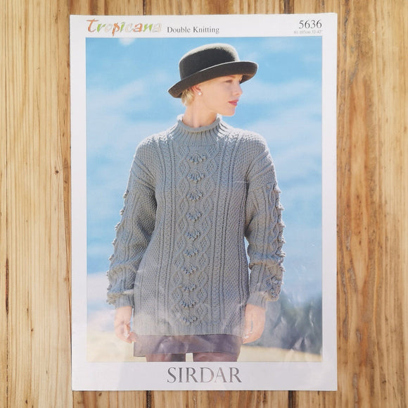 Knitting Pattern: Double Knitting - Sirdar Tropicana DK 5636