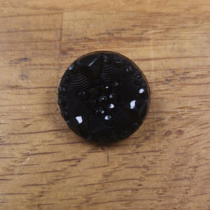 Sparkly Black Shank Button