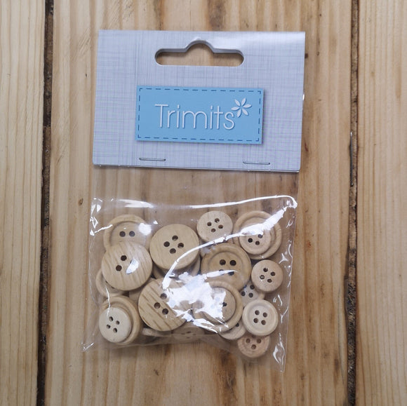 Wooden Craft Buttons