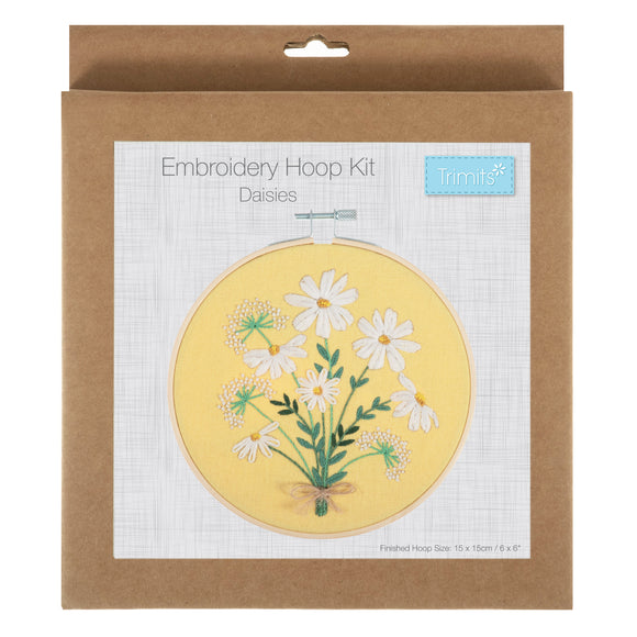 Trimits Embroidery Hoop Kit - Daisies