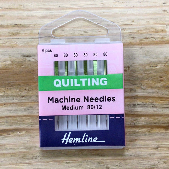 Hemline Sewing Machine Needles: Quilting