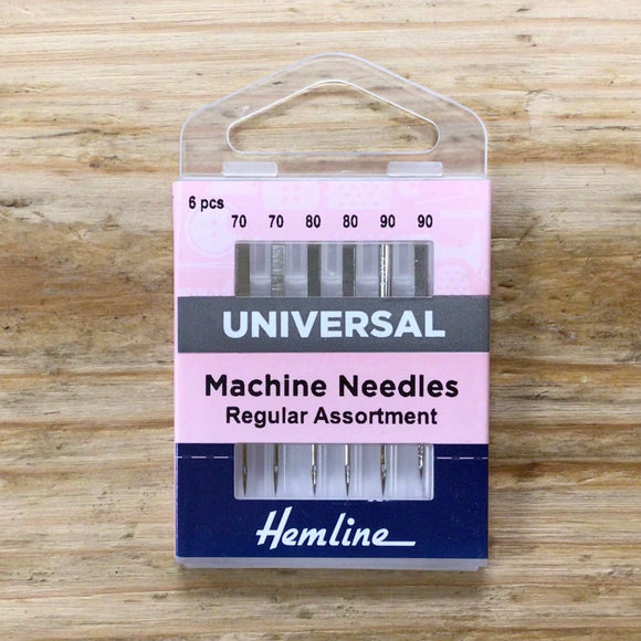 Hemline Sewing Machine Needles: Regular Assorted