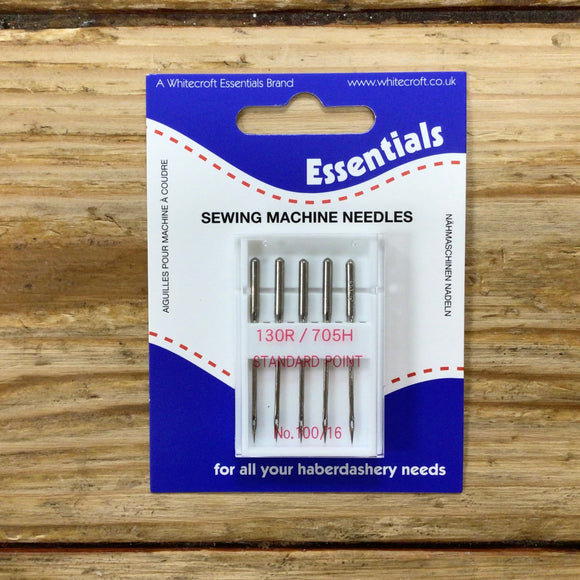 Whitecroft Sewing Machine Needles: 100/16