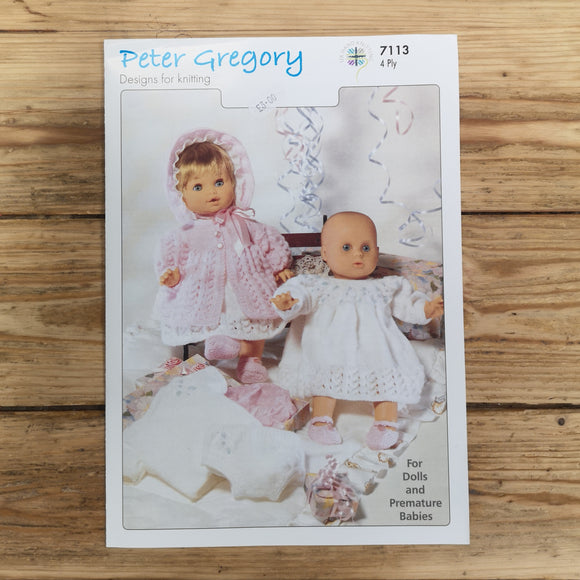 Peter Gregory 7113 4Ply Baby Doll Layette