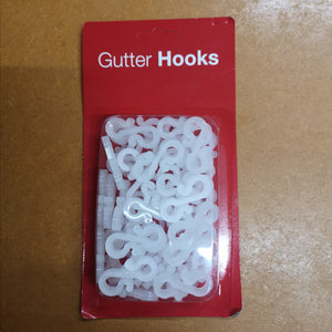 Gutter Hooks for hanging seasonal lights and decorations (50pc)