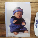 Patons (DK) 3163 Baby Sweater and Hat
