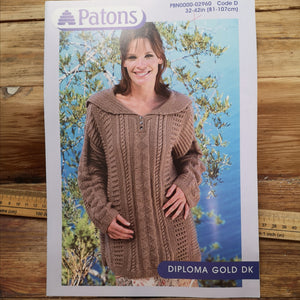 Patons (DK) D 2960 Tunic Sweater 32-42ins
