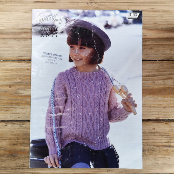 Wendy DK 4163 Child's Sweater 66-81cm (26-32in)