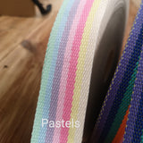 Stephanoise Multi Colour Strip Bag Strap Webbing 40mm