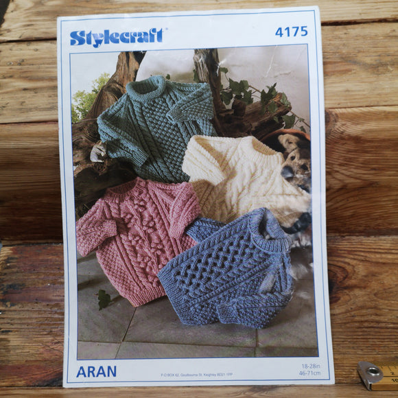 Stylecraft 4175 Aran Sweaters (18