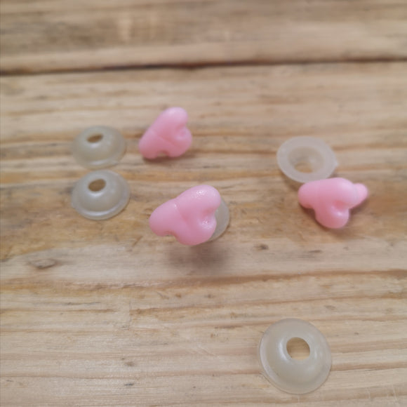 Toy Safety Noses - 17mm Pink