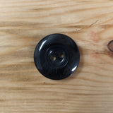 Dark Grey Finely Marbled 2-hole Button 28mm
