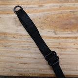 Adjustable elasticated straps 6mm black