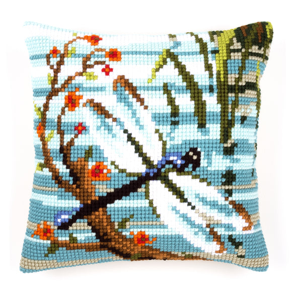 Vervaco Tapestry Kit - Dragonfly Cushion 40x40cm