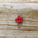 Wooden Star Button