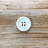 4-hole Coat Button - Cream 23mm