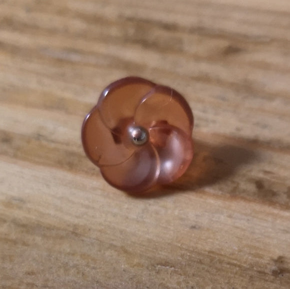 Translucent Flower with pin head centre buttons