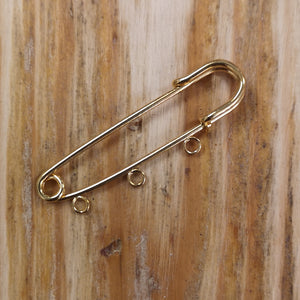 Gold Kilt Pins with rings