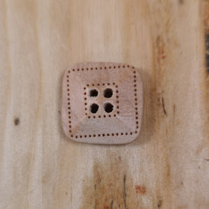 Wooden Button - Square
