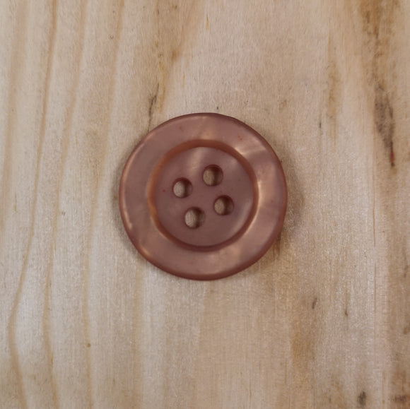 Bronze Pearlescent button 22mm
