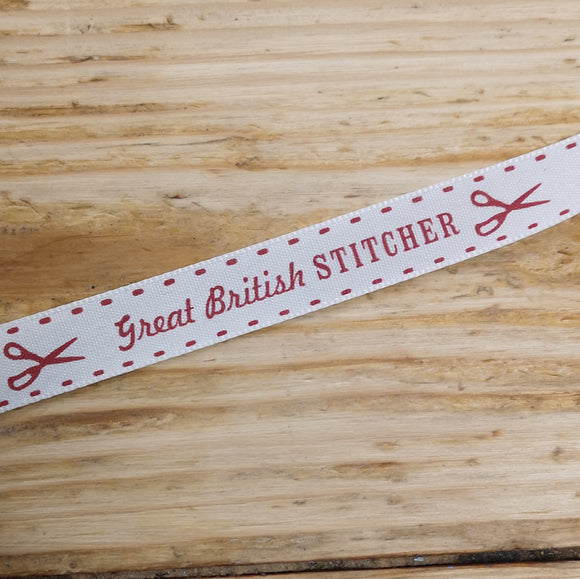 'Great British Stitcher' ribbon
