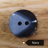 Asymmetric Marble button