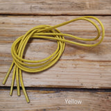 Round Waxed Cotton Shoelaces - 3mm