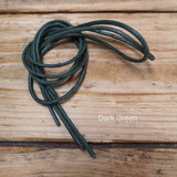Round Waxed Cotton Shoelaces - 3mm
