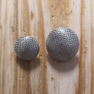 Button - Textured Metallic Shank Button