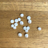 Buttons - Pearl Button Half Ball