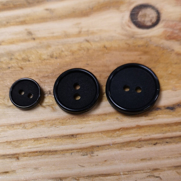 Buttons - Trouser Button Black (CN2)