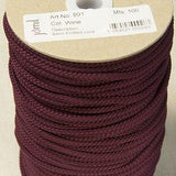 Knitted cord 4mm - wine