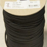 Knitted cord 4mm - black
