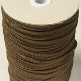 Knitted cord 4mm - brown