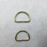 Brass- D-rings