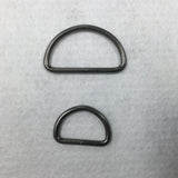 Gunmetal grey D-rings