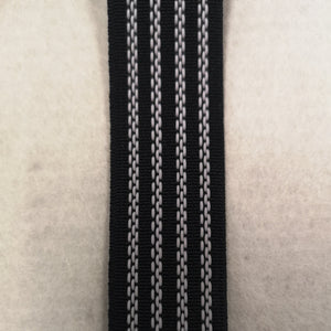 Prym 996402-1 Elastic Waistband, Non Slip, 25mm, Black, 1, 2m