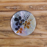 Flower Design Shell - buttons