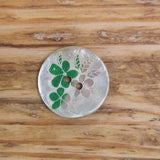 Flower Design Shell - buttons