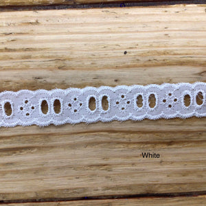 Broderie Anglaise Eyelet Lace