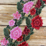 Stéphanoise Rose Embroidery Trim