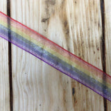 Rainbow Ribbon - organza