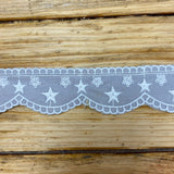 Embroidered Scalloped Trim - For Baby