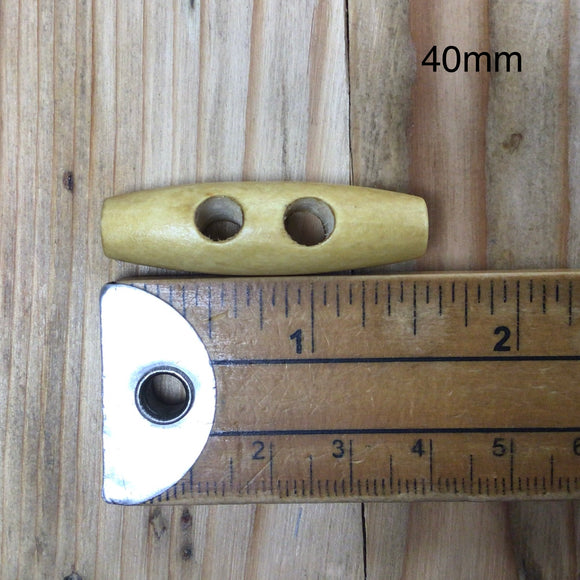 Wooden Two-Hole Toggle