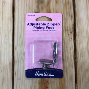 Hemline Adjustable Zipper/Piping Foot